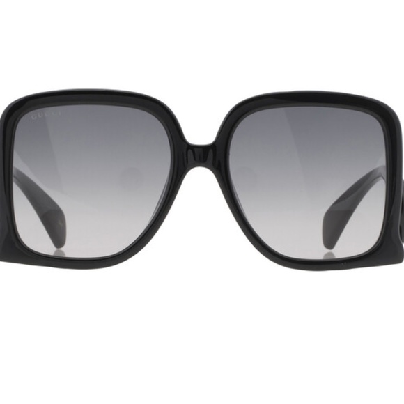GUCCI OVERSIZED SQUARE SUNGLASSES IN BLACK NWT main image 13